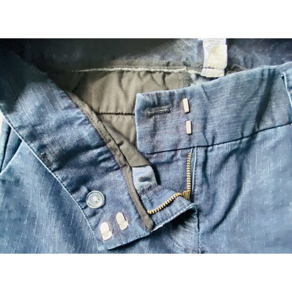 Gap Capris Long Shorts Womens Sz 4 Stretch Dark Blue 19.25” Inseam Dressy Career - Picture 9 of 9